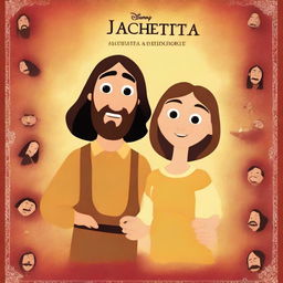 A movie poster for a film titled 'Macheta and Jabłko' set in the era of Jesus