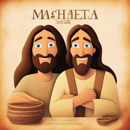 A movie poster for a film titled 'Macheta and Jabłko' set in the era of Jesus