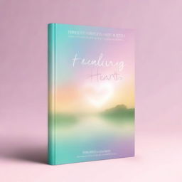 Create a book cover for a devotional book titled 'Healing Hearts'