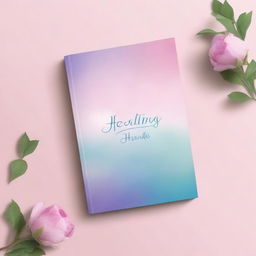 Create a book cover for a devotional book titled 'Healing Hearts'