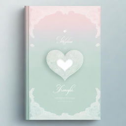 A beautifully designed devotional book cover featuring elegant hearts
