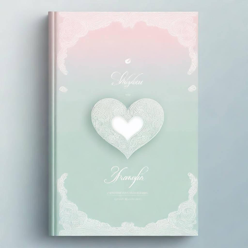 A beautifully designed devotional book cover featuring elegant hearts