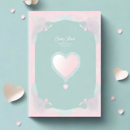 A beautifully designed devotional book cover featuring elegant hearts