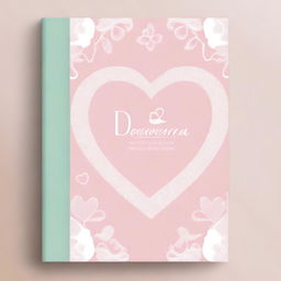 A beautifully designed devotional book cover featuring elegant hearts