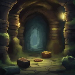 A huge subterranean structure filled with traps, creatures, puzzles, and potential treasure