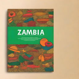 Create an e-book cover for a Zambian traditional food recipe book