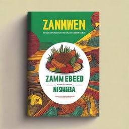 Design an e-book cover for a Zambian traditional food recipe book titled 'Amatebeto: Celebrating Zambian Traditional Food'