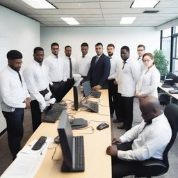 A group of 15 people forming the last line of quality assurance, known as the QC squad