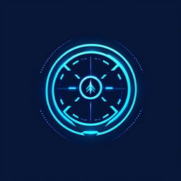 Futuristic 'Max Gaming' logo with electric blue stylized text on a dark background, featuring an abstract digital circuit board design and encased within a circular boundary.