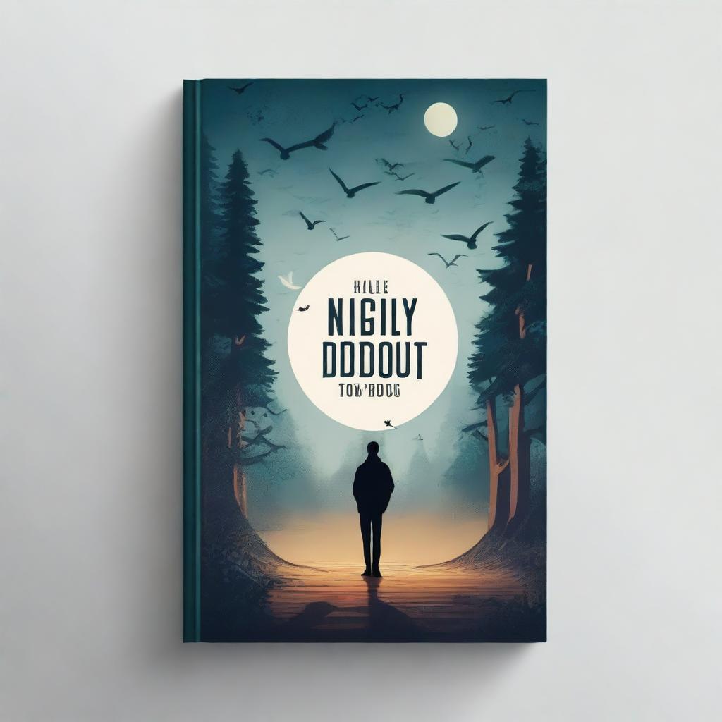 Create a visually appealing book cover featuring an intriguing design