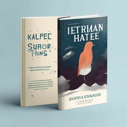 Create a visually appealing book cover featuring an intriguing design