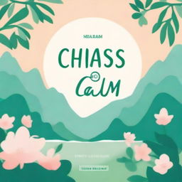 Create a book cover with the title 'Chaos to Calm' and subtitle 'Heal Your Past, Build New Habits, and Find Peace' by author Fai Abadi