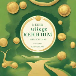 A book cover design titled 'Der weg zum Reichtum' (The path to wealth)