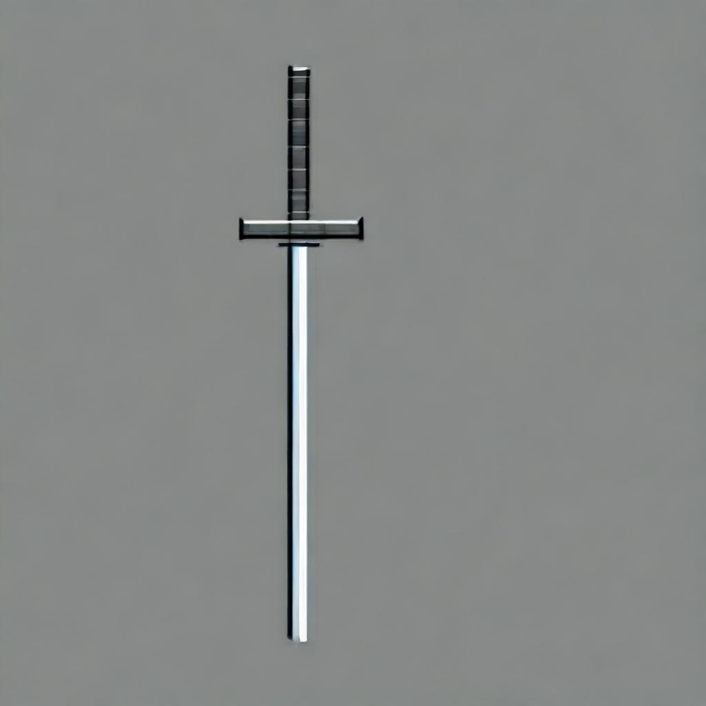 A pixel art sword with a basic design