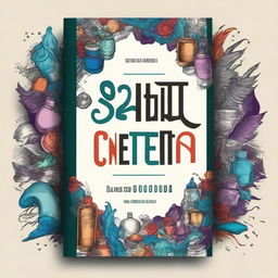 A book cover design focused on content creation for tattoo artists