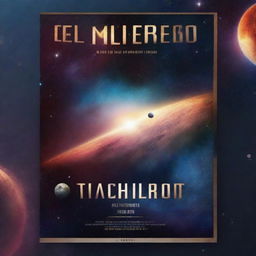 Create a poster that reads 'El Universo Tachlor'