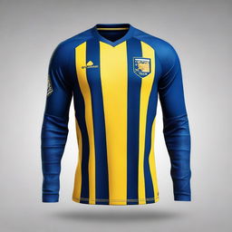 A detailed and vibrant image of a futsal jersey