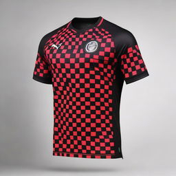 A stunning and stylish futsal jersey with a sleek design, vibrant colors, and modern patterns