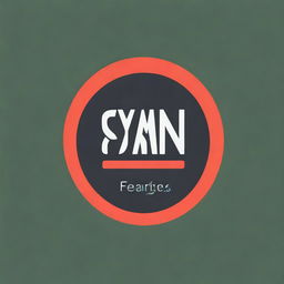 A sleek and modern logo design for 'Symon Rockfellows'