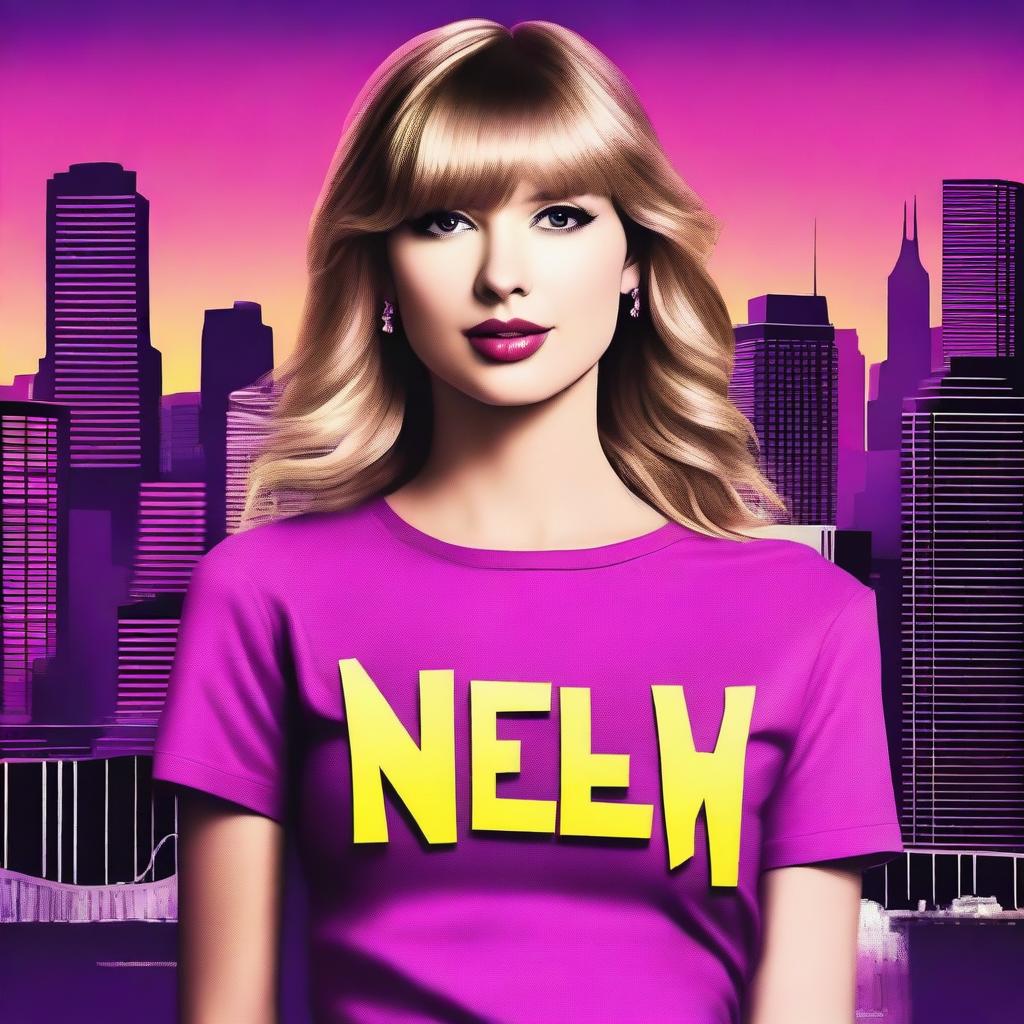 A Netflix movie poster inspired by Taylor Swift's song 'New Romantics'