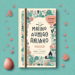 Create a book cover with the typography for 'Memorias de un amigo imaginario'