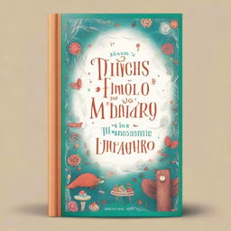 Create a book cover with the typography for 'Memorias de un amigo imaginario'