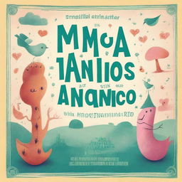 Design typography for 'Memorias de un amigo imaginario'