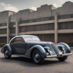 Luxury cars conceived in a dieselpunk theme, combining elements of retro-futurism and Art Deco elegance with gritty mechanical details and diesel-powered engines.