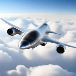 A cutting-edge VTOL jet equipped with four powerful jet engines