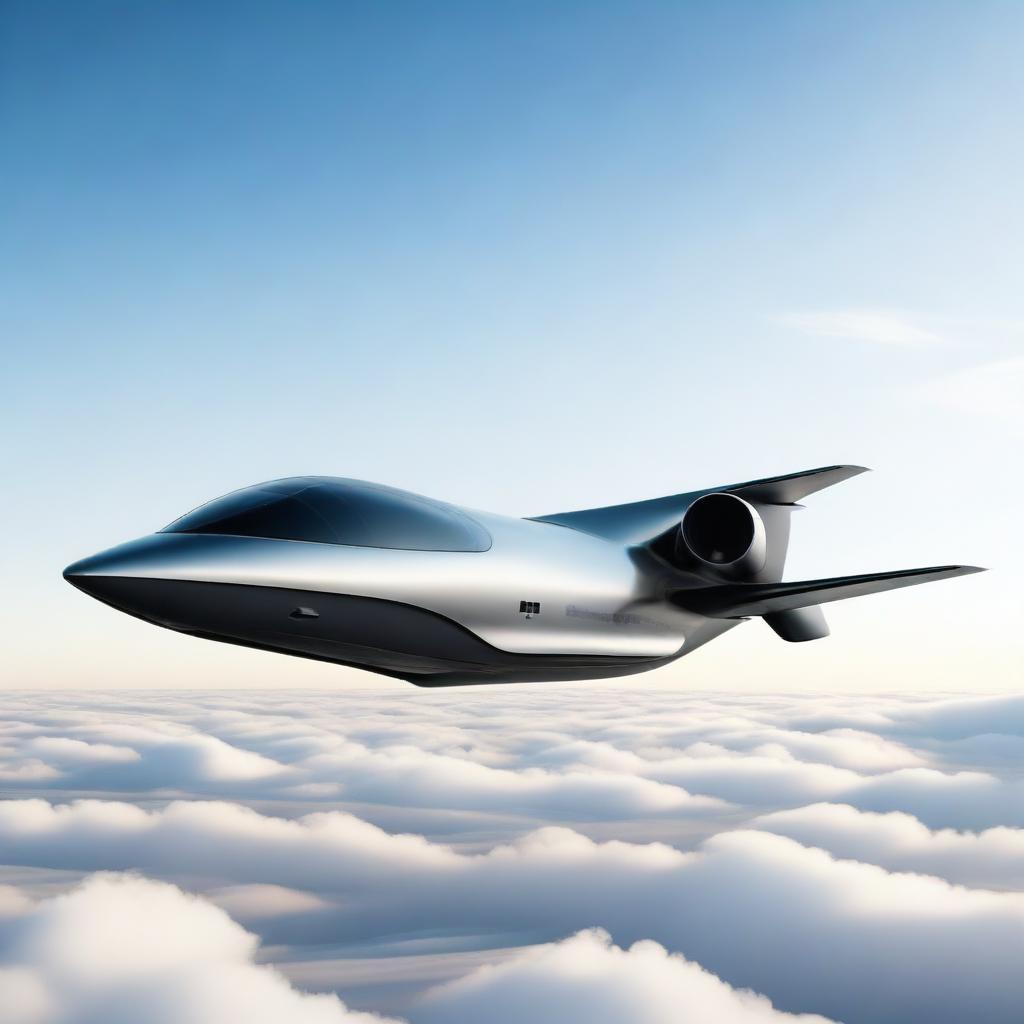 A cutting-edge VTOL jet equipped with four powerful jet engines