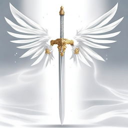 An anime-style fantasy image of a legendary sword named 'Bellaluz'