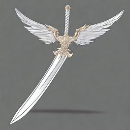 A fantasy anime-style image of the legendary sword 'Bellaluz