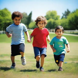 Suddenly, Luke, who is 2 years old, fell and hurt his knee while playing at the park with his friends Mohammad, who is 11 years old, and Michelle, who is 10 years old