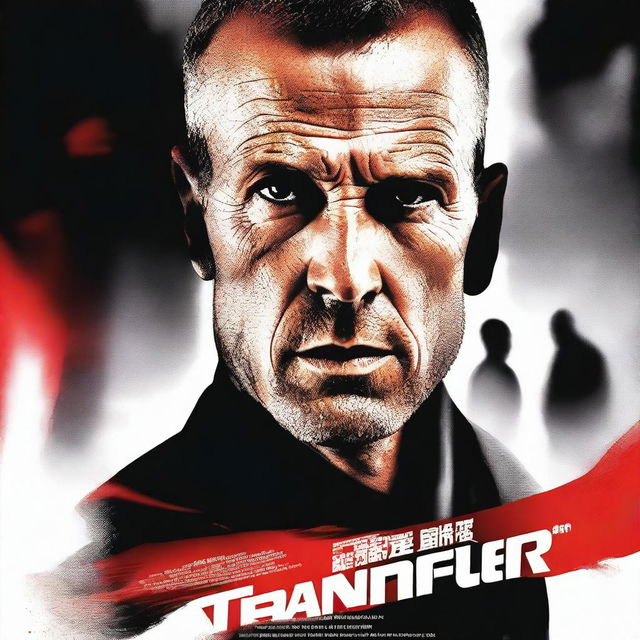 Create a movie poster similar to 'The Transporter' featuring the user's face