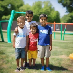 Luke, who is 2 years old, smiled and thanked his friends Mohammad, who is 11, and Michelle, who is 10, saying they were the best friends ever