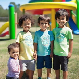 Luke, who is 2 years old, smiled and thanked his friends Mohammad, who is 11 years old, and Michelle, who is 10 years old, saying they were the best friends ever