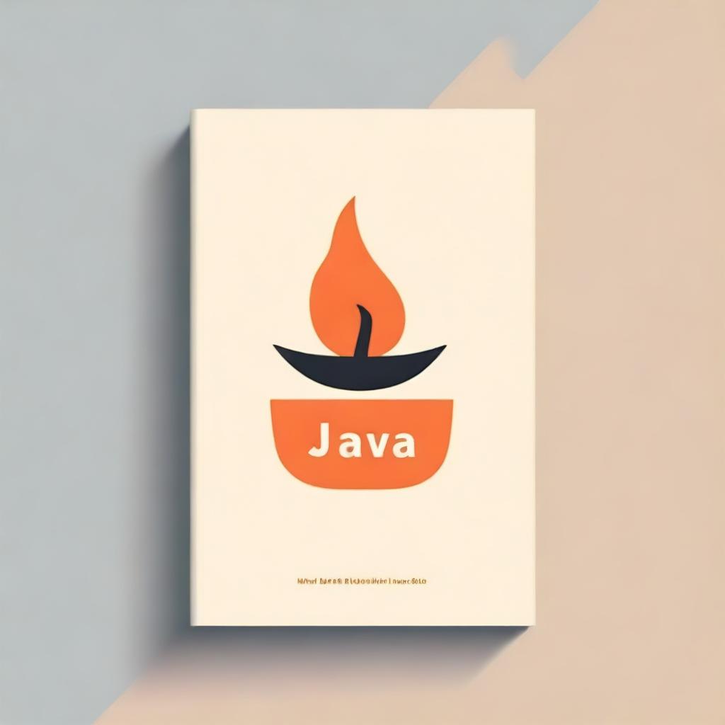 Create a simple ebook cover for an open-source project called 'Java Guide'