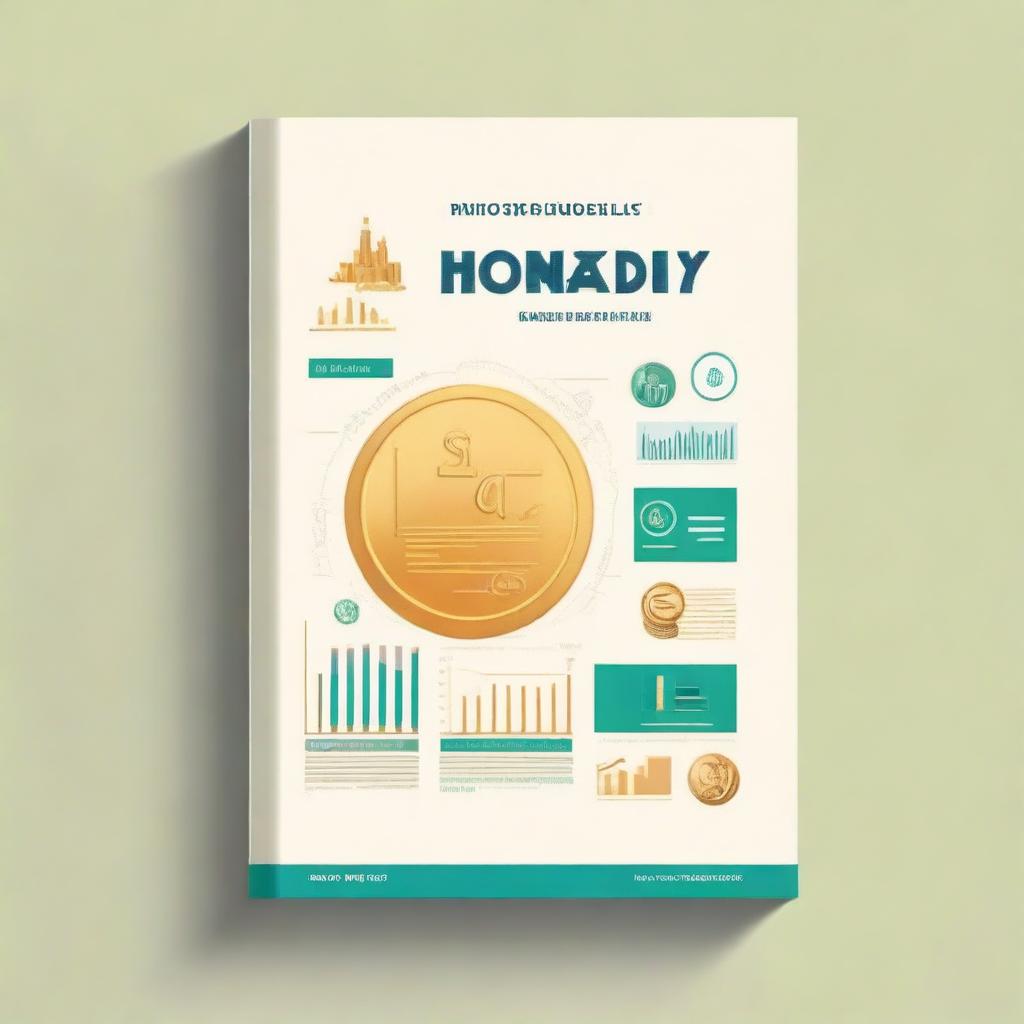 A simple and clean textbook cover design for an economics textbook