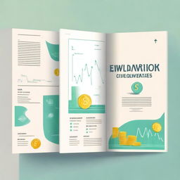 A simple and clean textbook cover design for an economics textbook