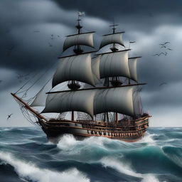 Create an image of the Buccaneers of the Black Sea