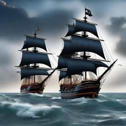 Create an image of the Buccaneers of the Black Sea