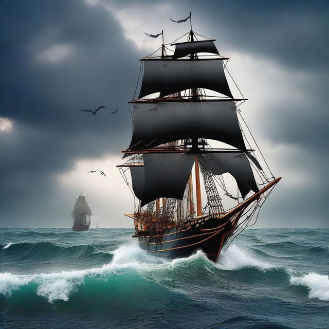 Create an image of the Buccaneers of the Black Sea