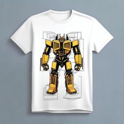 Design a t-shirt featuring an illustration of a power transformer (trafo)