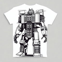 Design a t-shirt featuring an illustration of a power transformer (trafo)