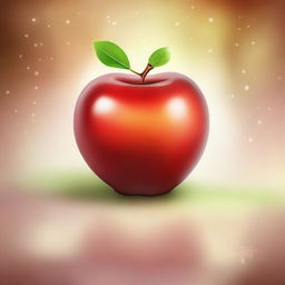 Create an image illustrating the phrase 'The Apple of My Eye