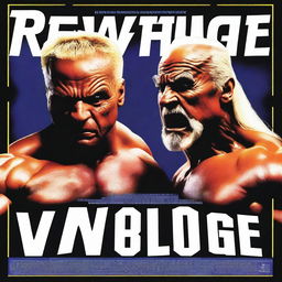 A dramatic movie poster design from 1997 featuring Sting and Hulk Hogan as the central figures