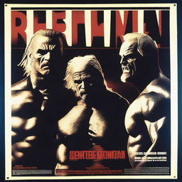 A dramatic movie poster design from 1997 featuring Sting and Hulk Hogan as the central figures