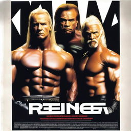 A dramatic movie poster design from 1997 featuring Sting and Hulk Hogan as the central figures