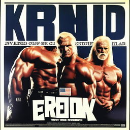 A dramatic movie poster design from 1997 featuring Sting and Hulk Hogan as the central figures