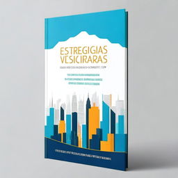 A book cover design for a book titled 'Estratégias Visionárias para o Sucesso Empresarial'